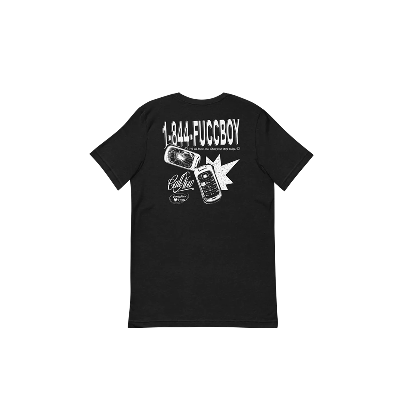 poutyface 844 FUCCBOY Black Tee