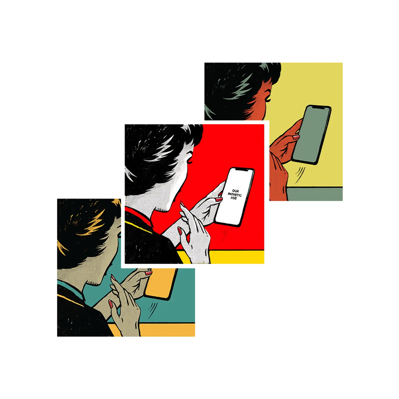 DJ Shadow Our Pathetic Age Art- Blue