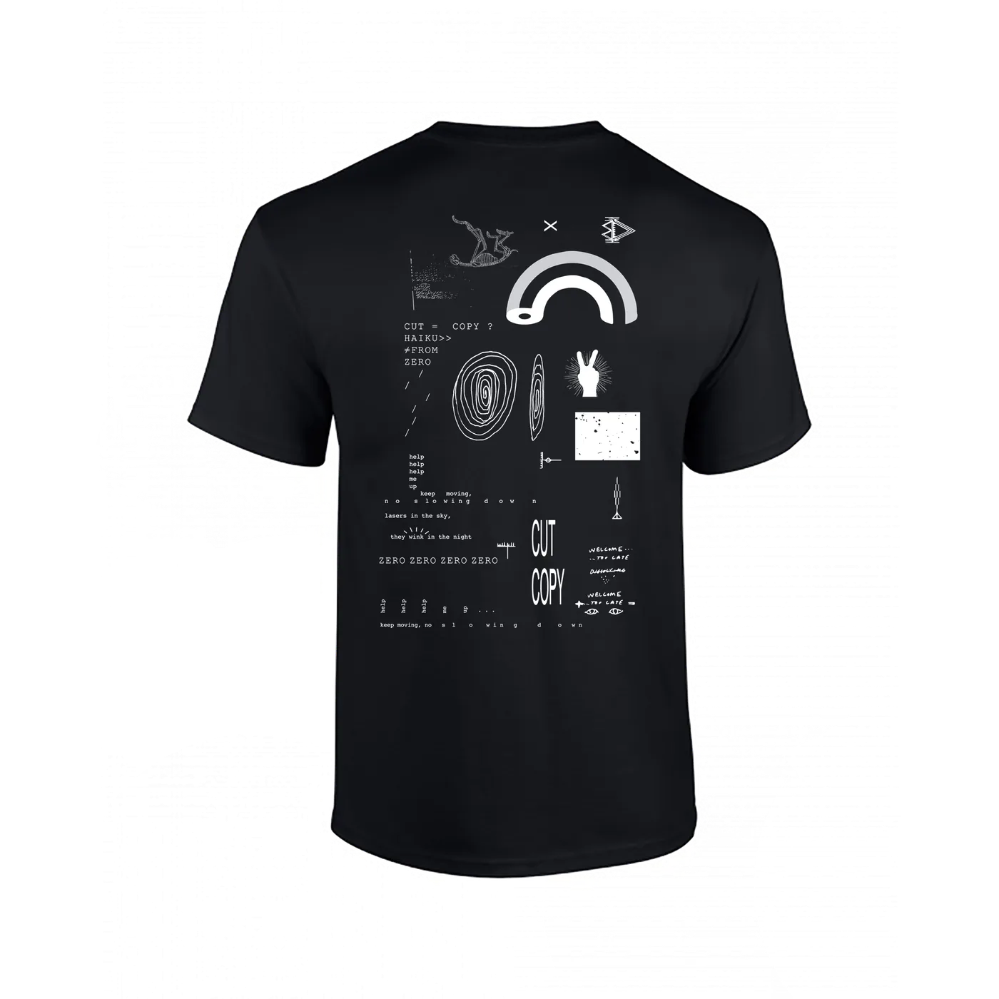 Cut Copy Haiku From Zero Album + Black T-Shirt