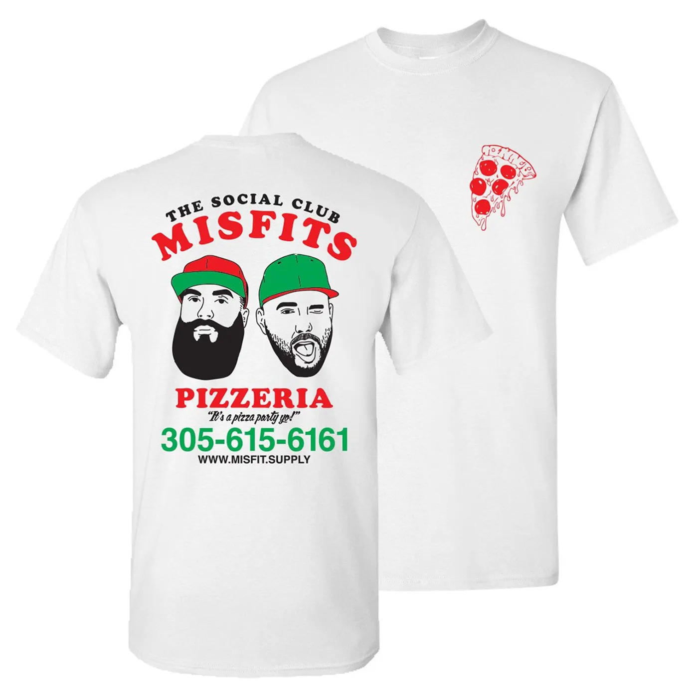 Social Club Misfits Pizza Company Tee