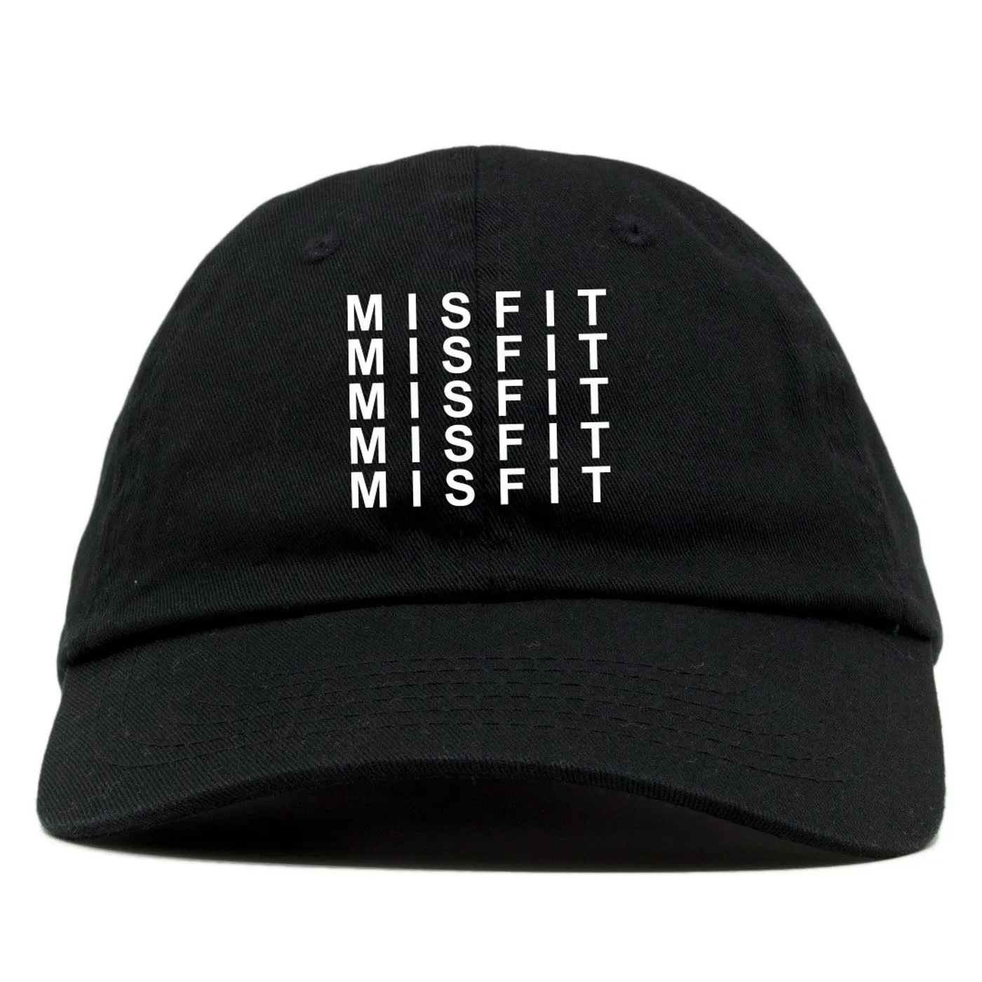 Social Club Misfits Misfit Repeat Black Dad Cap