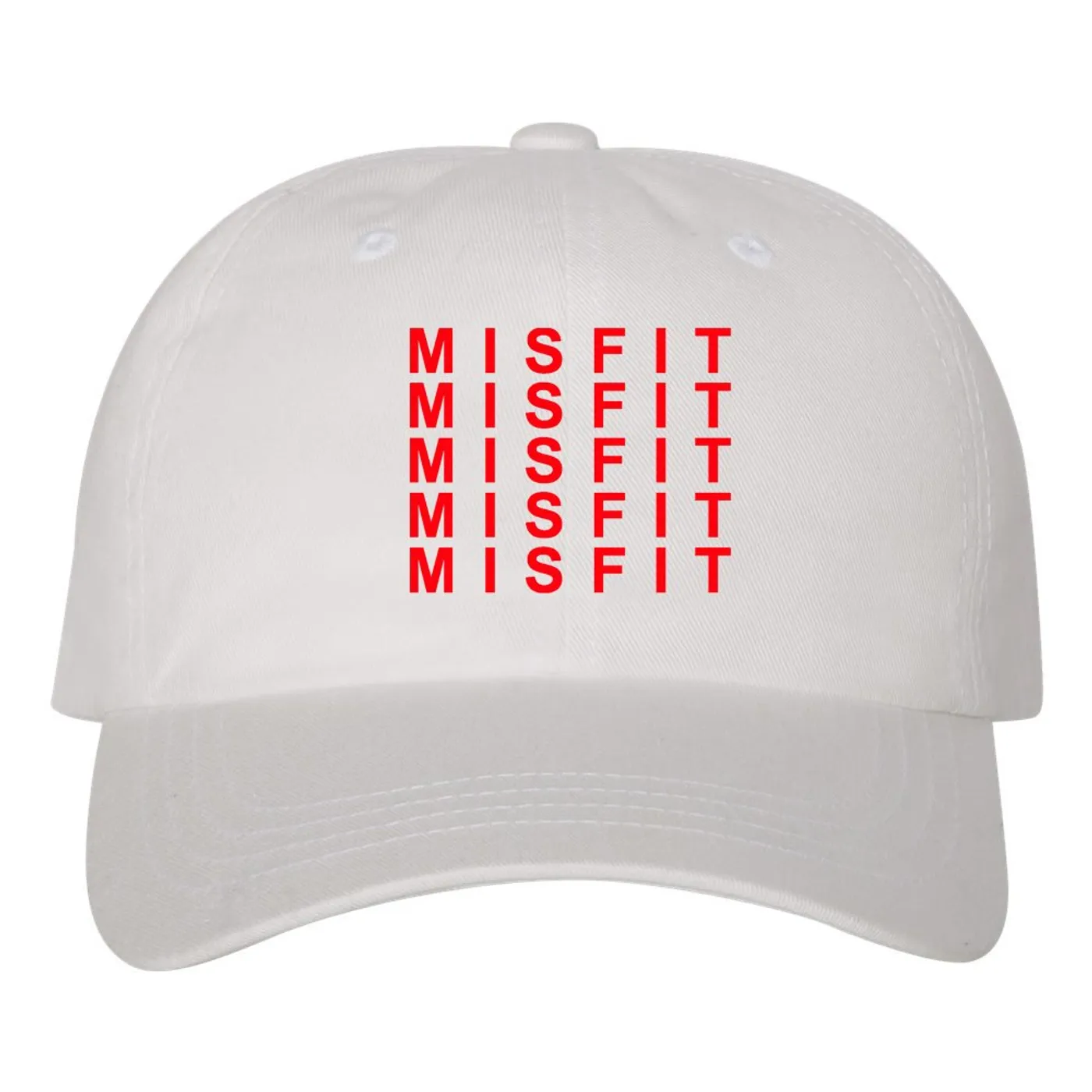 Social Club Misfits Misfit Repeat White Dad Cap