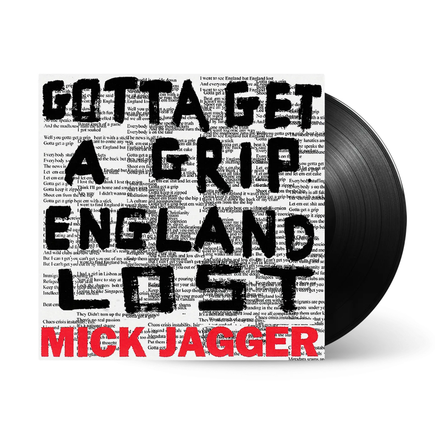 Mick Jagger Gotta Get A Grip / England Lost 12" Vinyl