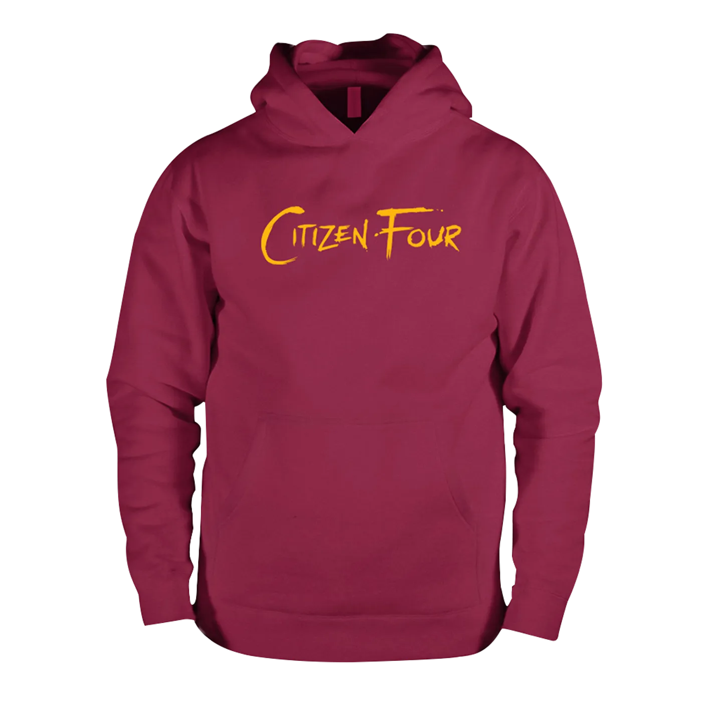 Citizen Four C4 Logo Maroon Hoodie