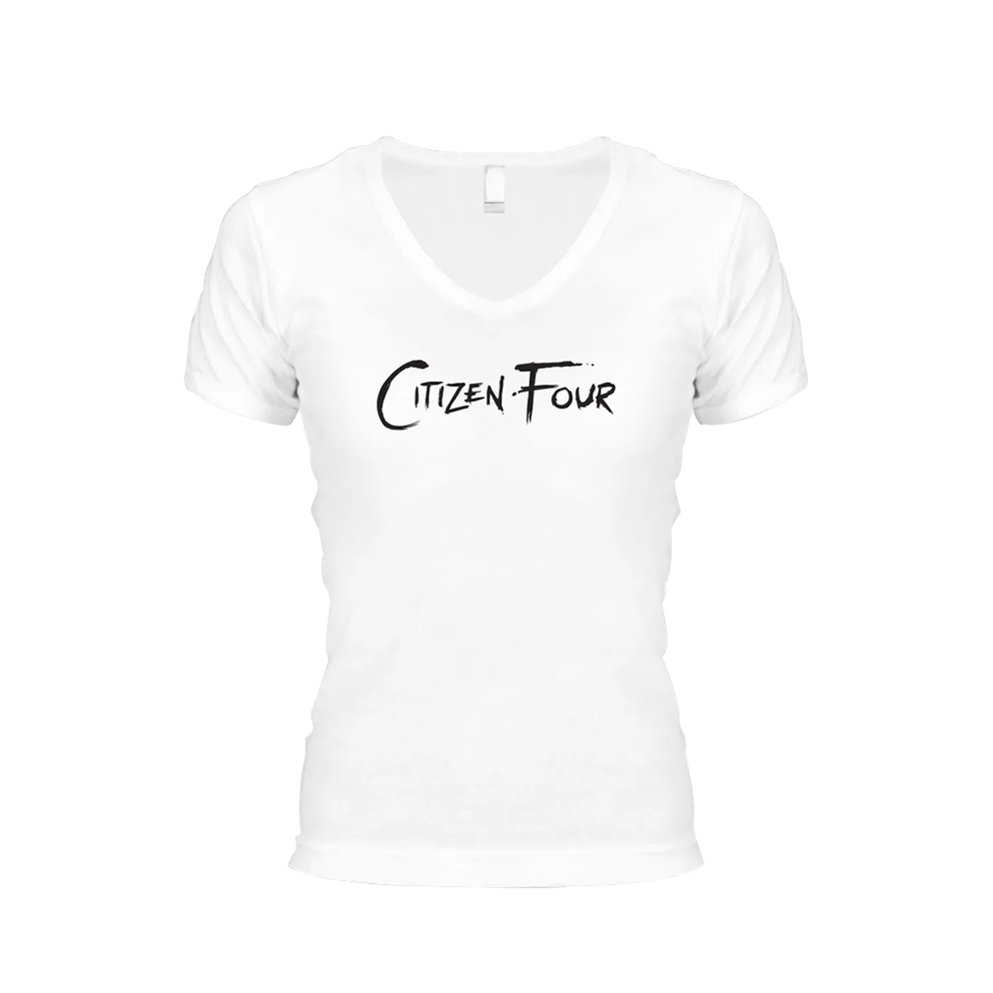 Citizen Four C4 Logo White Women's V-Neck