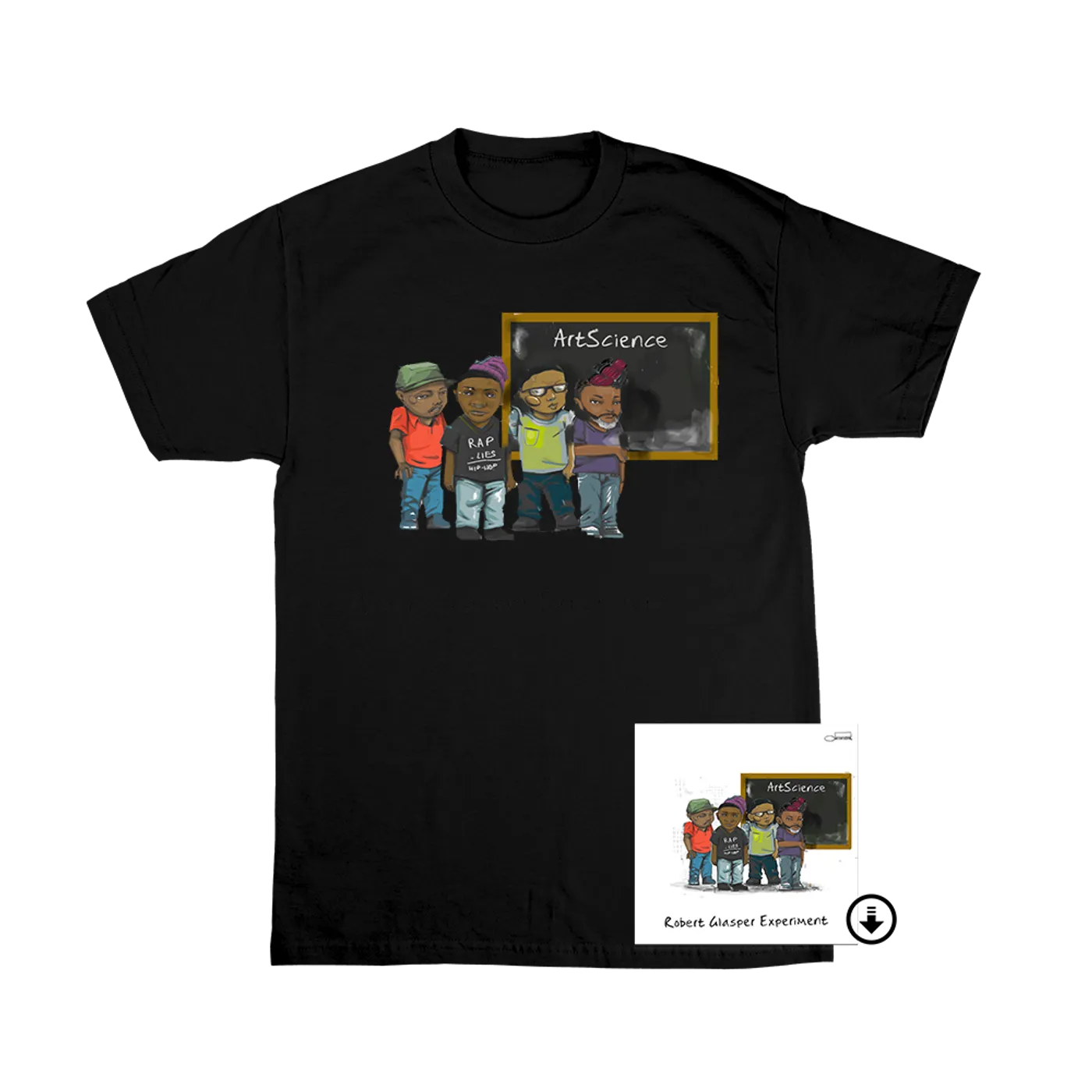 Robert Glasper Experiment Digital Album + Black T-Shirt