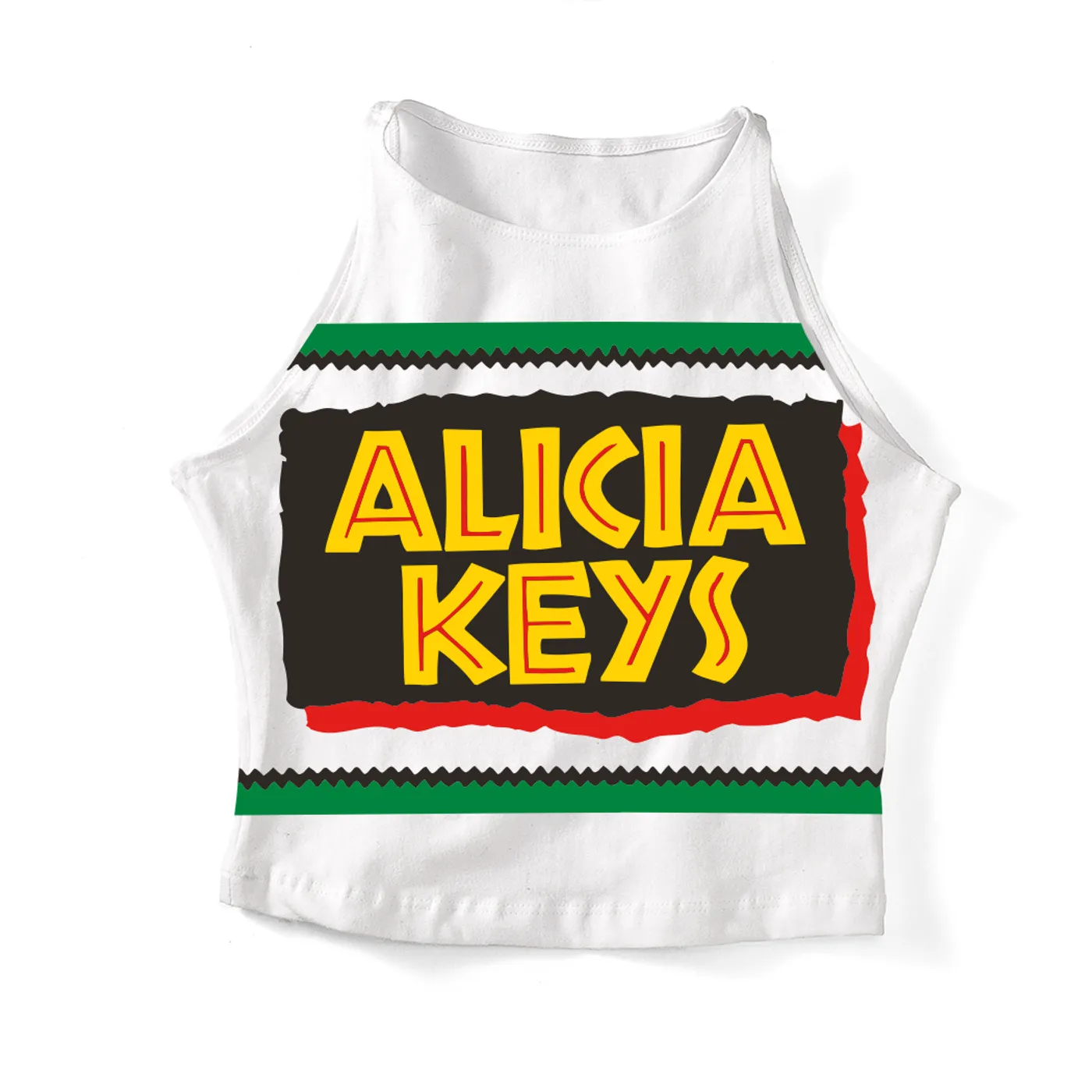 Alicia Keys 90s Inspo Crop Tank