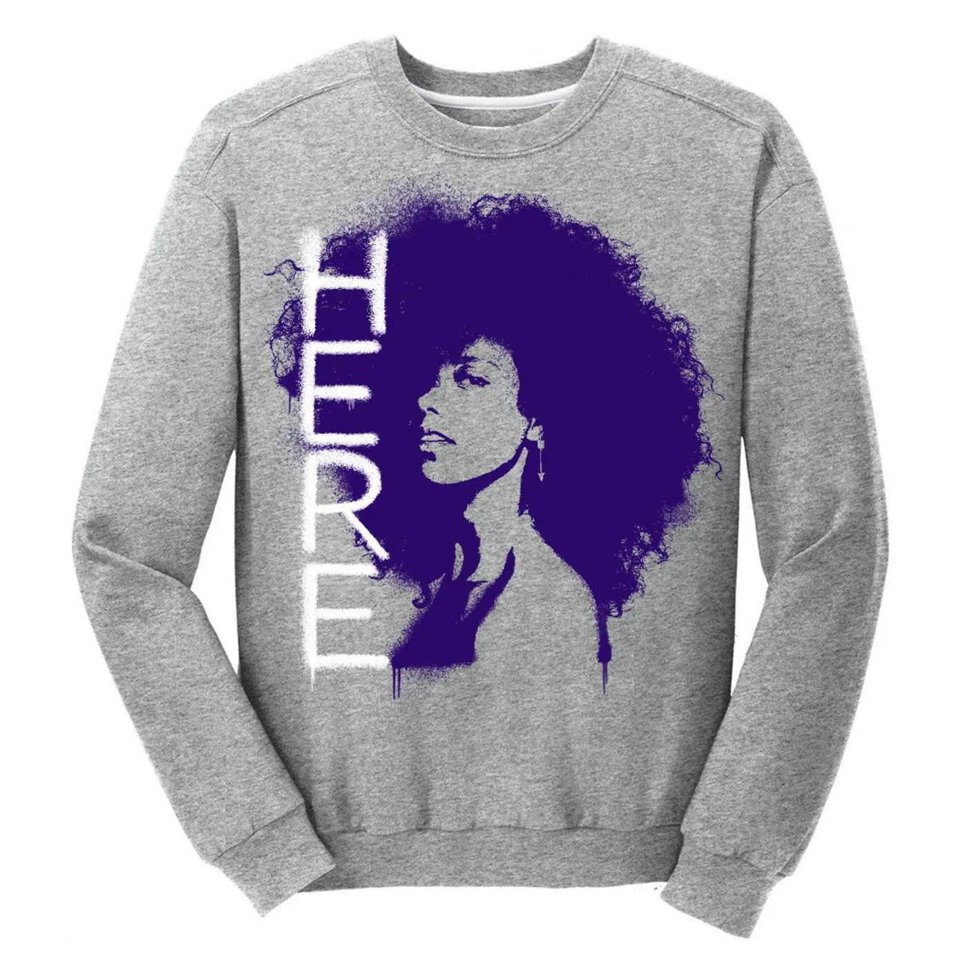 Alicia Keys Here Spray Paint Crewneck