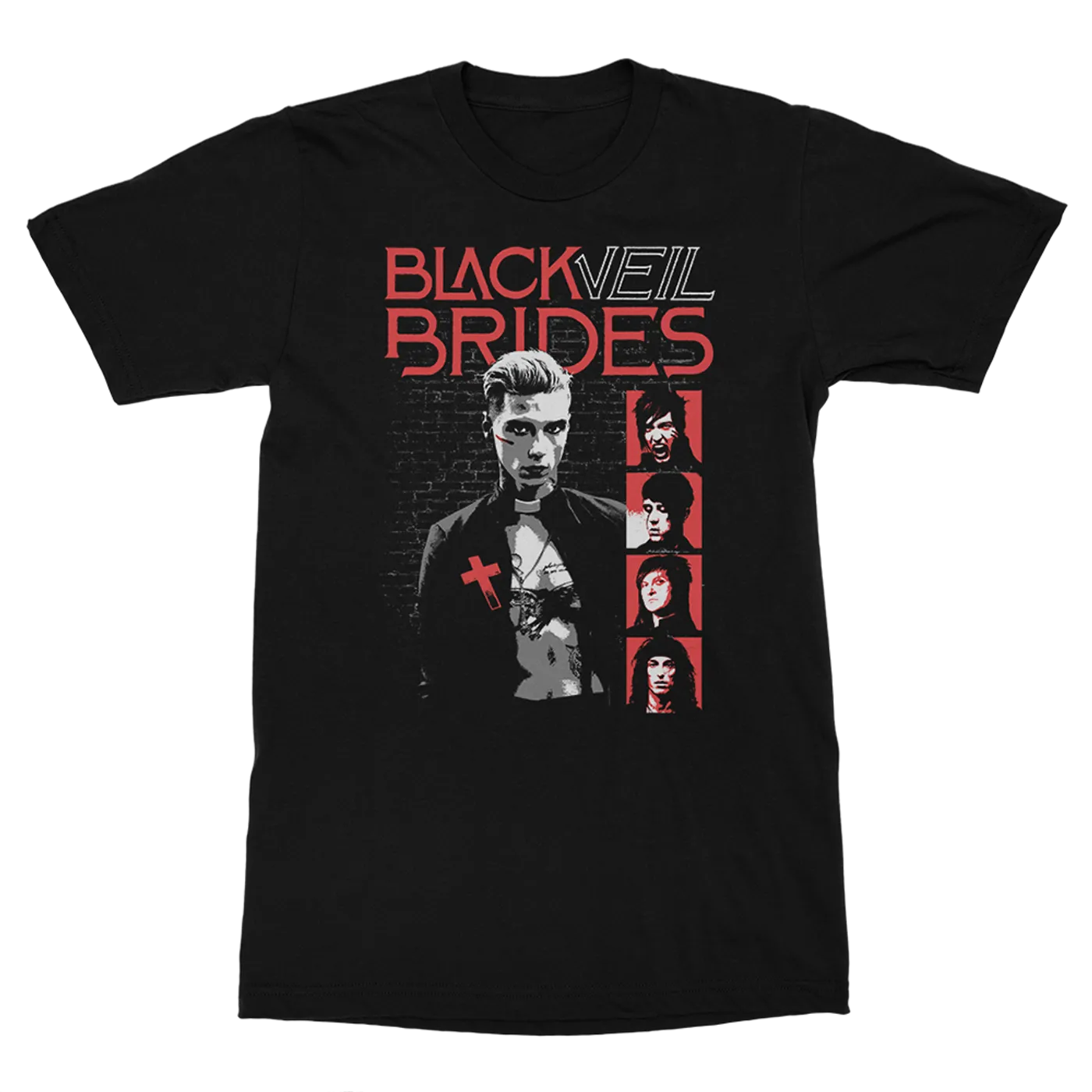 Black Veil Brides Cross T-Shirt