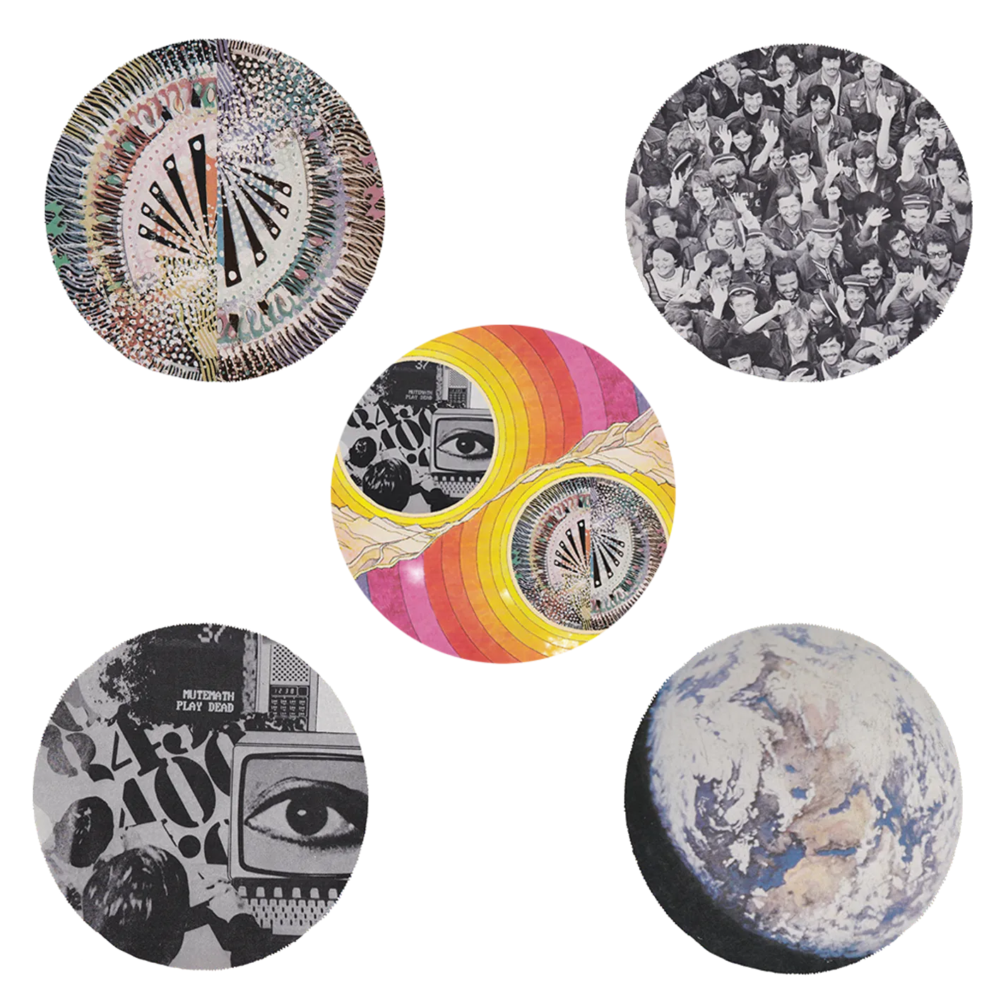 Mutemath Play Dead Coaster Set (4)