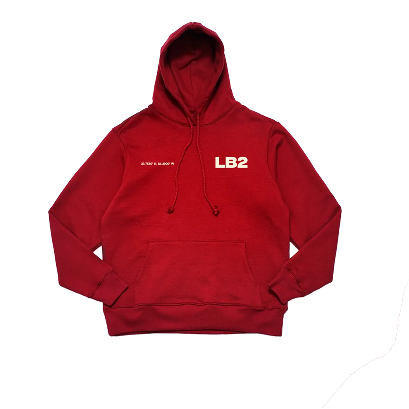 Lil Yachty LB 2 COORDINATES RED HOODIE