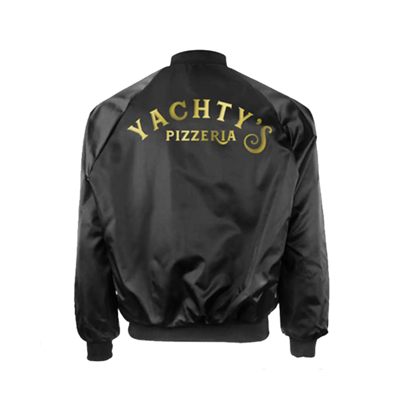 Lil Yachty Gold Satin Black Jacket