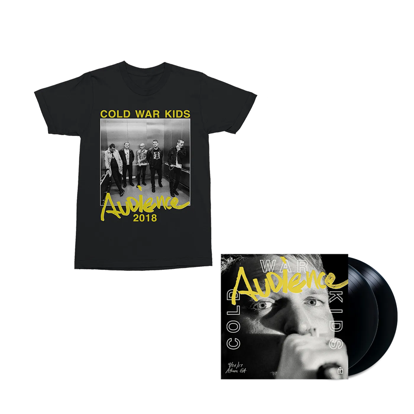 Cold War Kids Audience 2LP Vinyl + Digital Album + T-Shirt