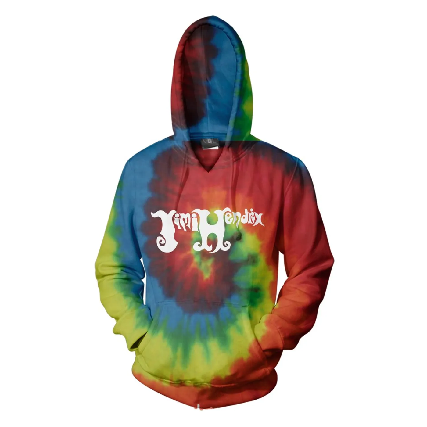 Jimi Hendrix Tie Dye Pullover Sweatshirt