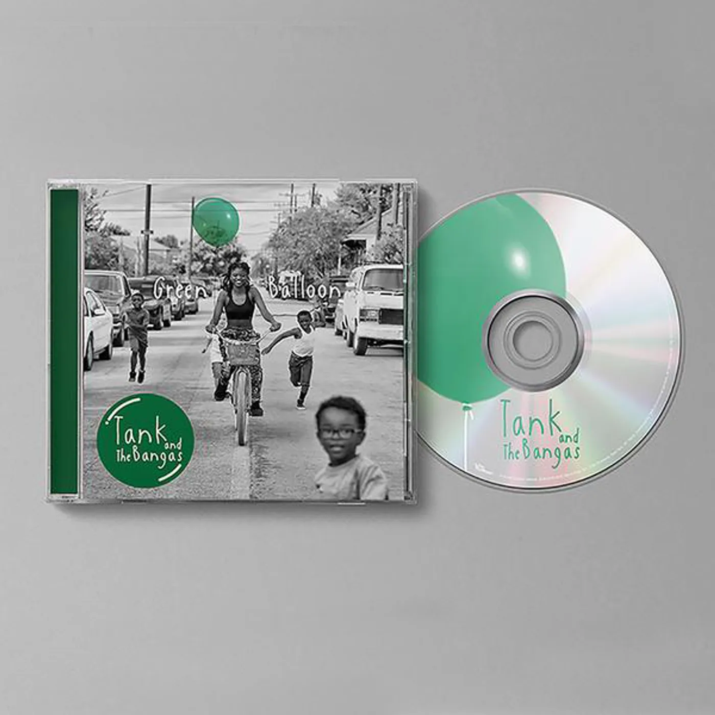 Tank and The Bangas Autographed Green Balloon CD