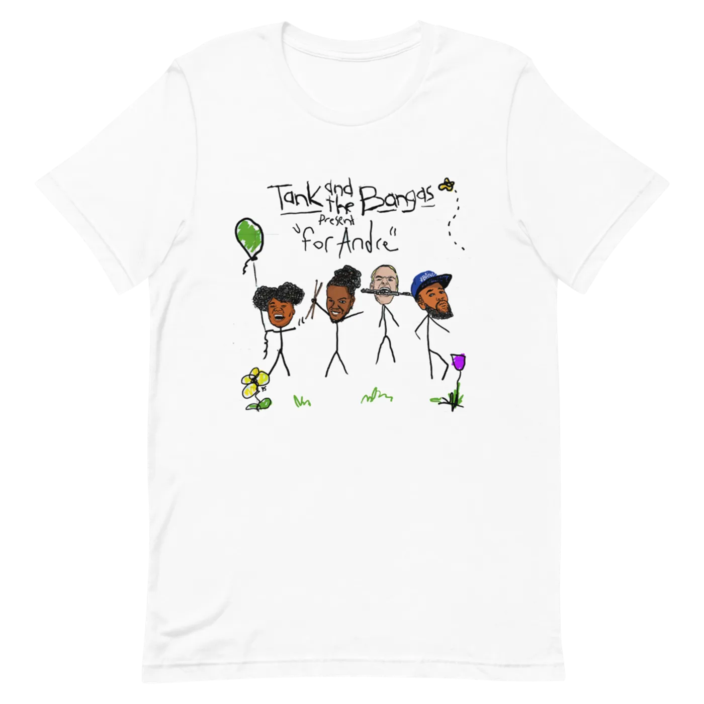 Tank and The Bangas FOR ANDRE T-SHIRT WHITE