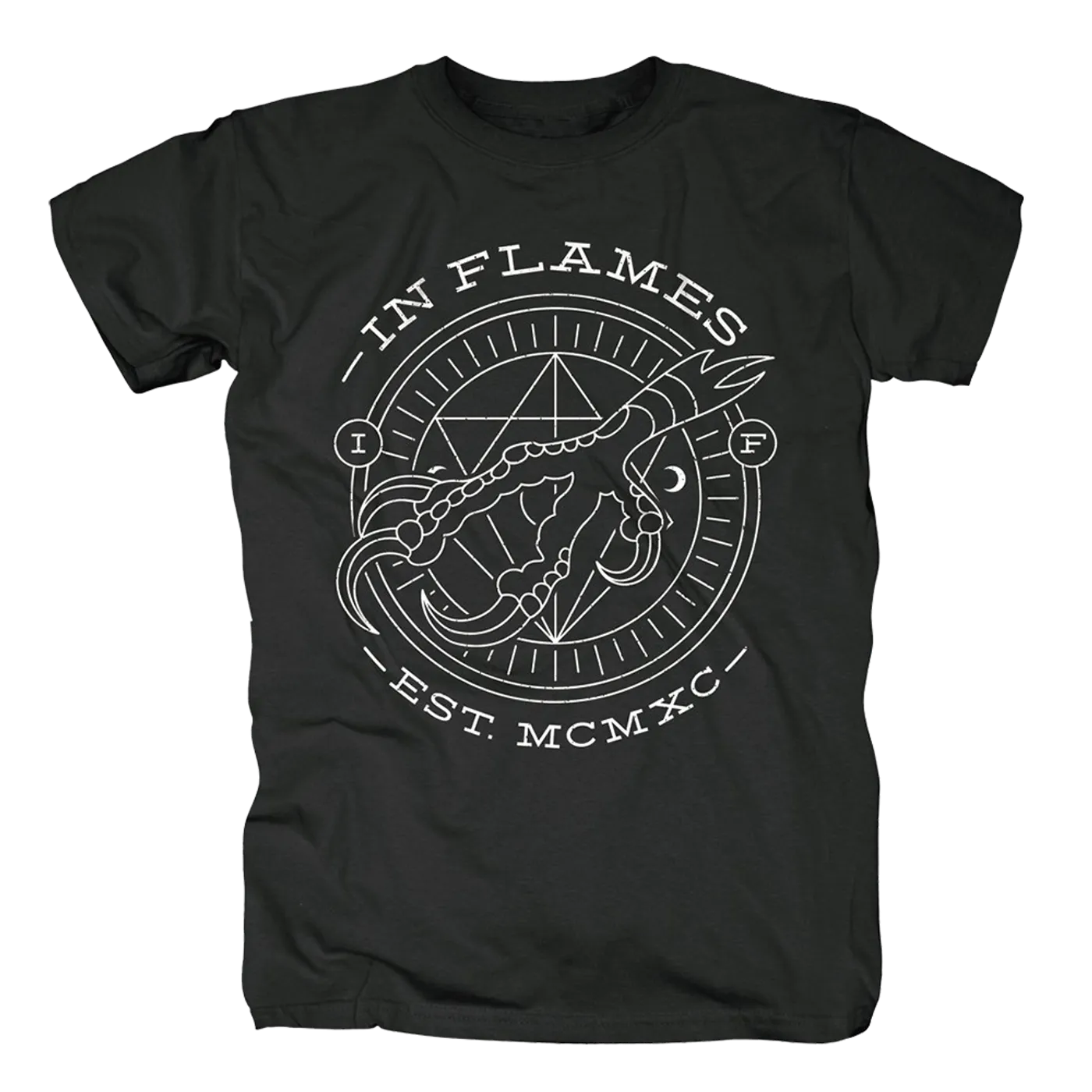 In Flames Circle Claw T-Shirt
