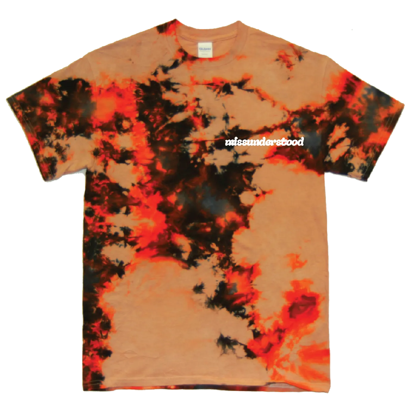 Queen Naija Missunderstood Orange Tie Dye T-Shirt