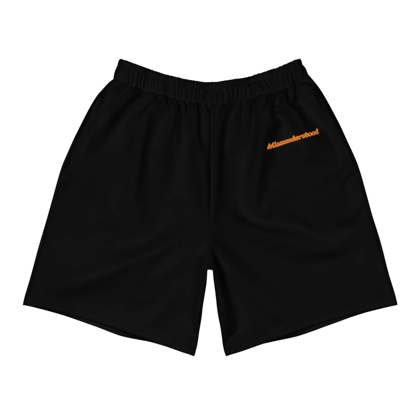 Queen Naija Misunderstood Orange Logo Shorts