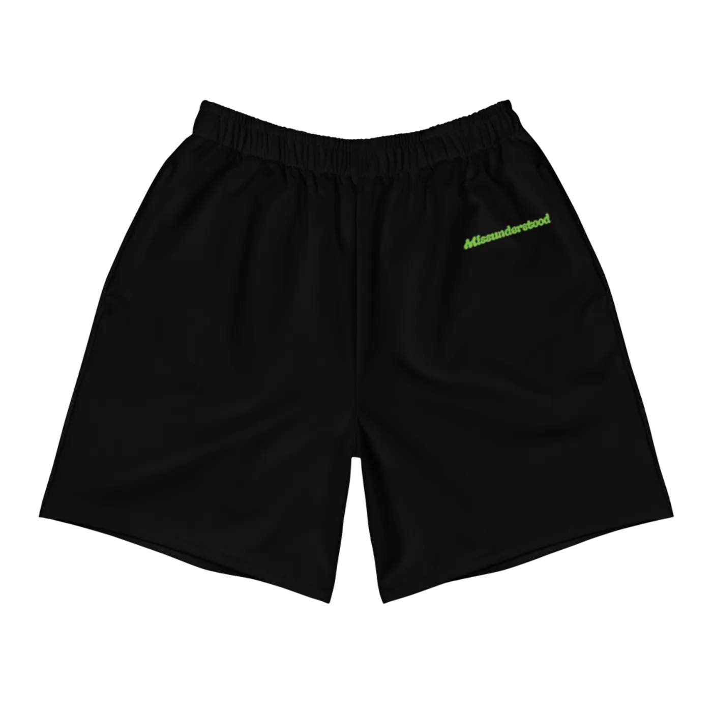 Queen Naija Misunderstood Green Logo Shorts