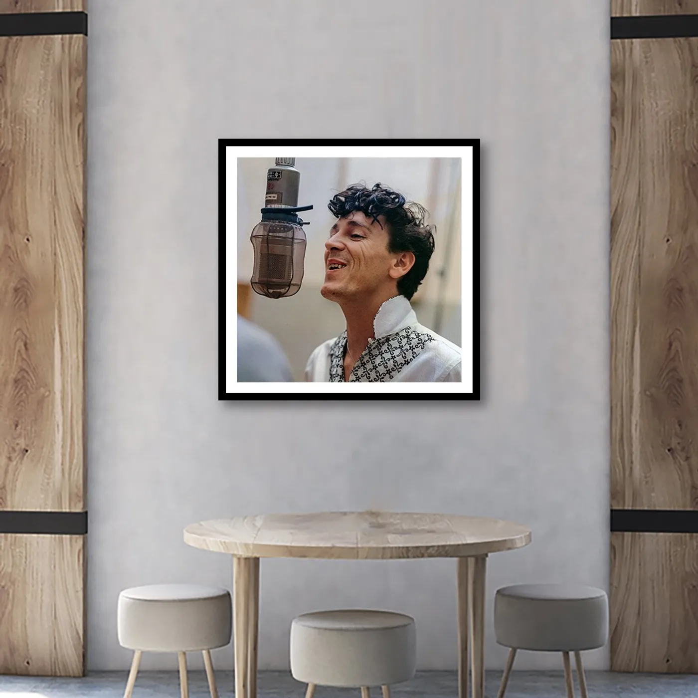 Gene Vincent - In Studio 1958 Framed Fine Art