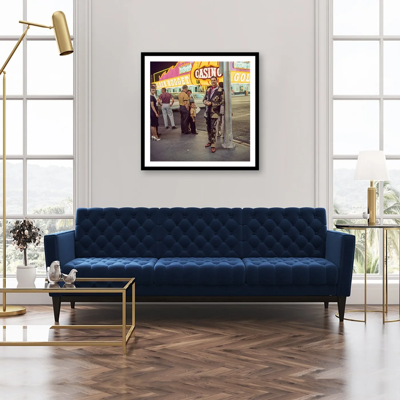 Hank Thompson - Las Vegas 1961 Framed Fine Art