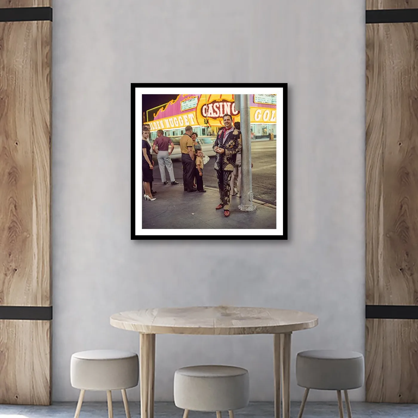 Hank Thompson - Las Vegas 1961 Framed Fine Art