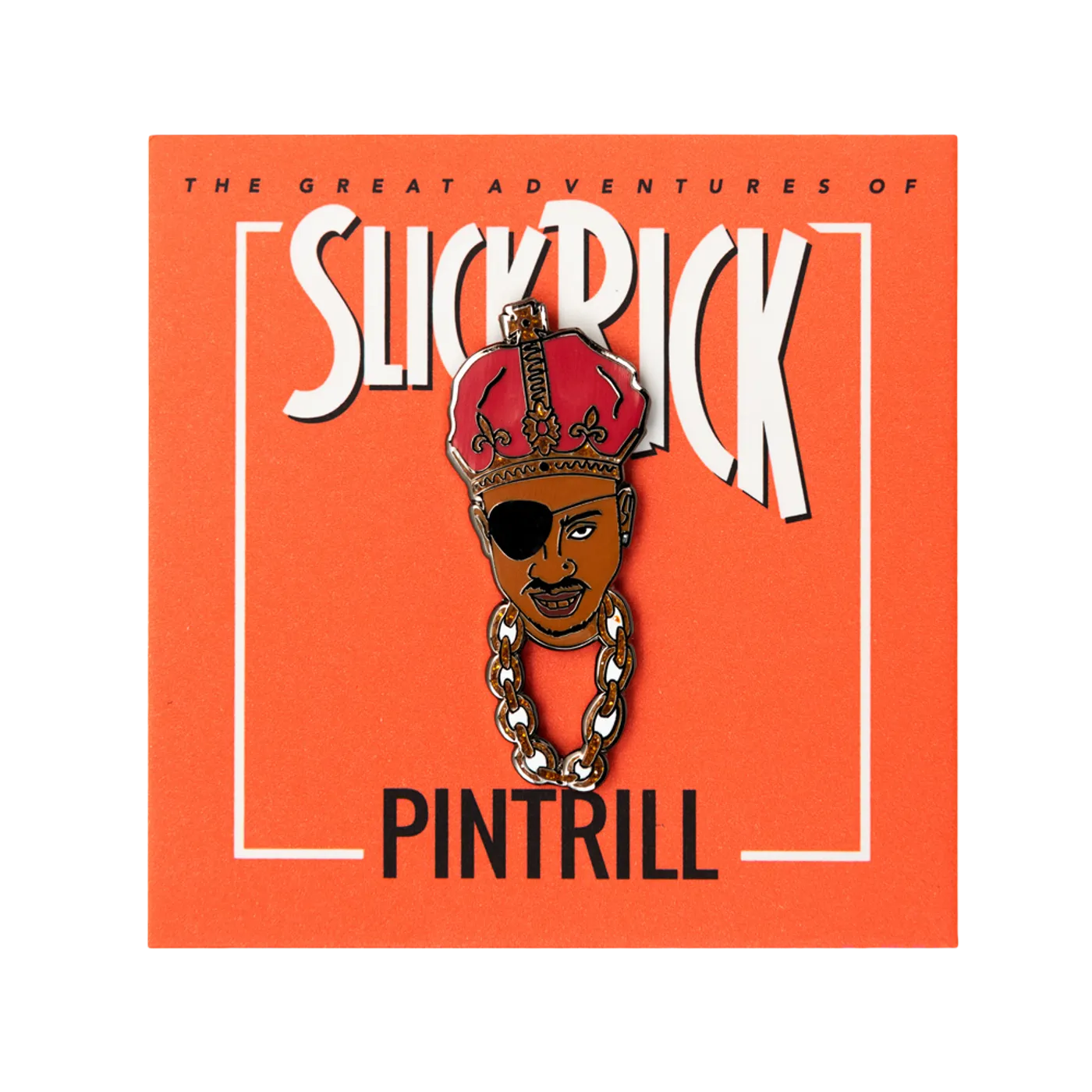 Slick Rick Face Pin