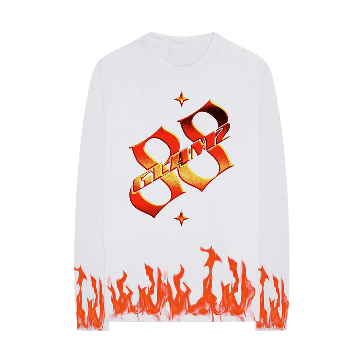 88GLAM FLAMES L/S T-SHIRT