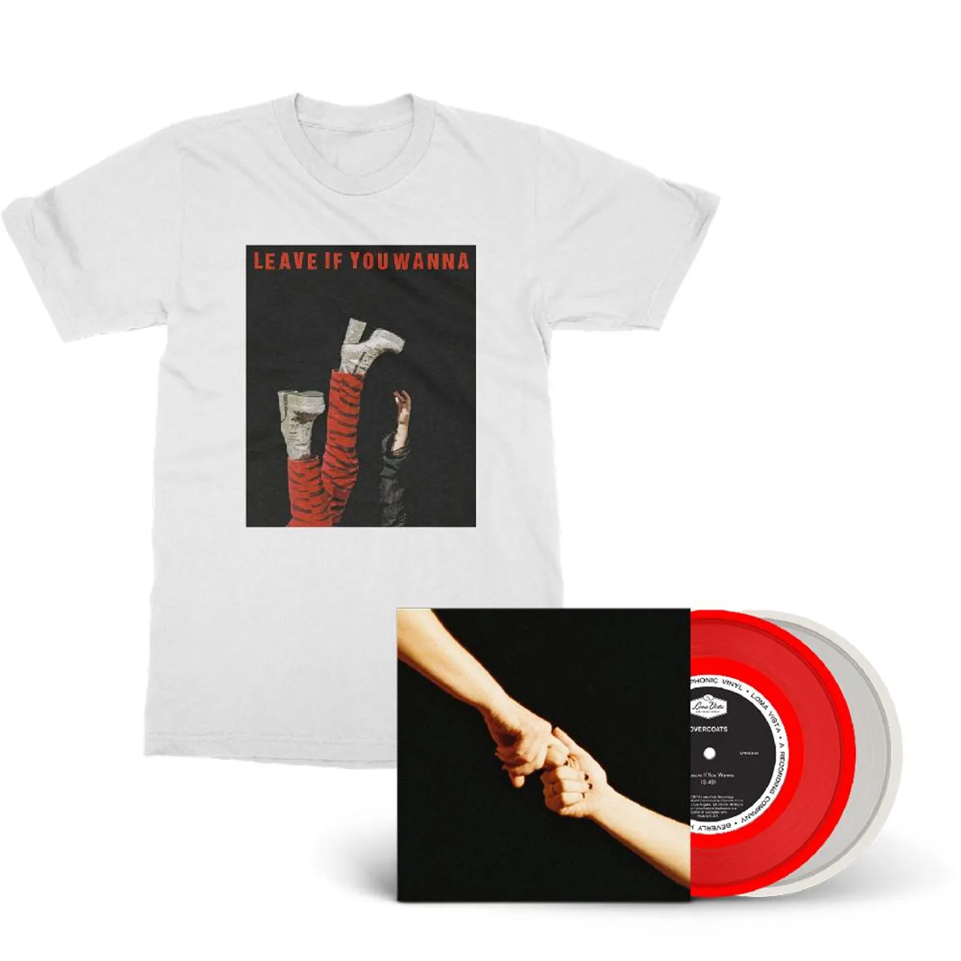 Overcoats - The Fool 7" + Leave If You Wanna T-shirt