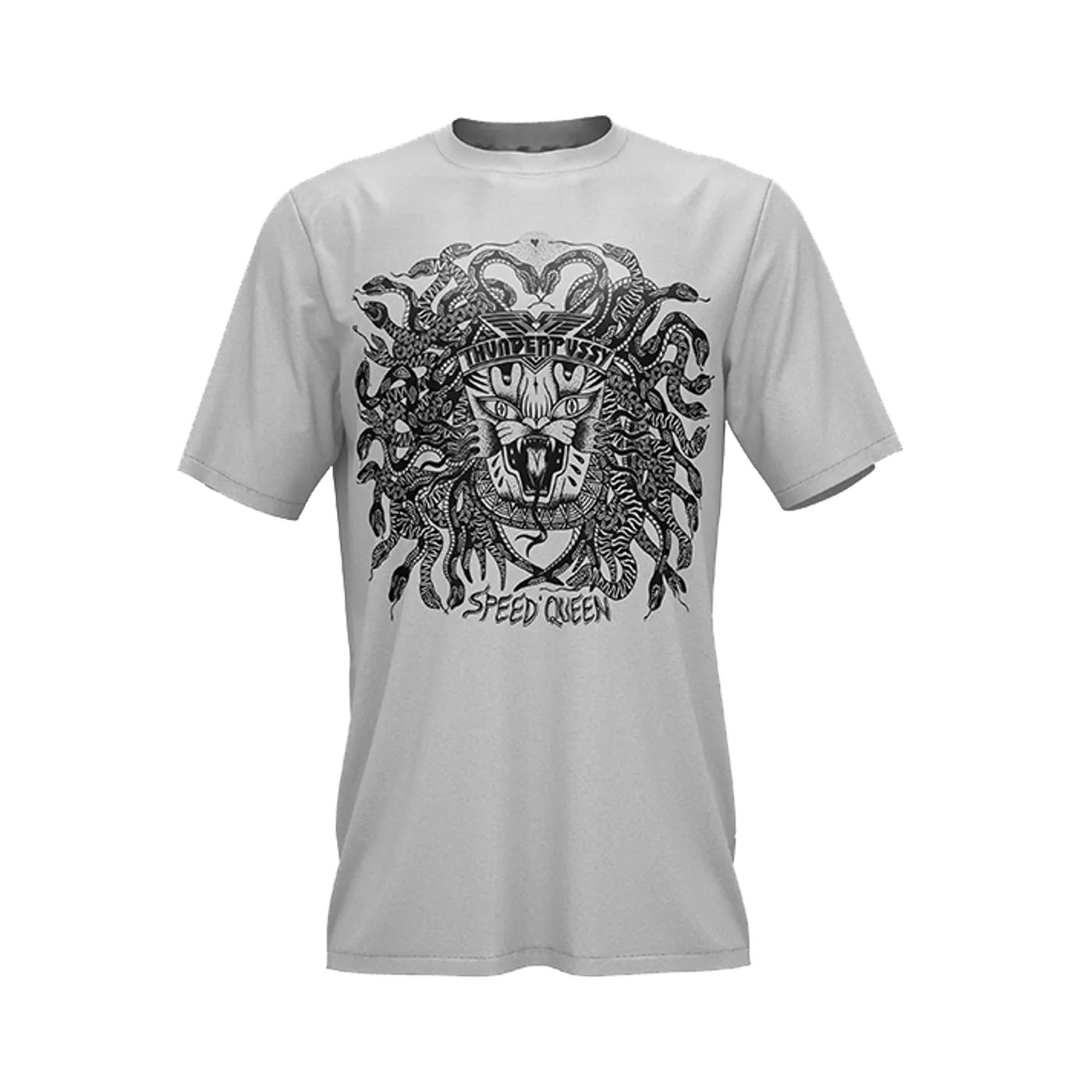 Thunderpussy GREY SPEED QUEEN T-SHIRT