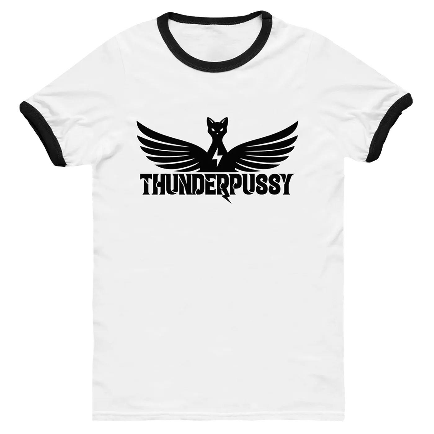 Thunderpussy Kitty Wings Ringer T-Shirt