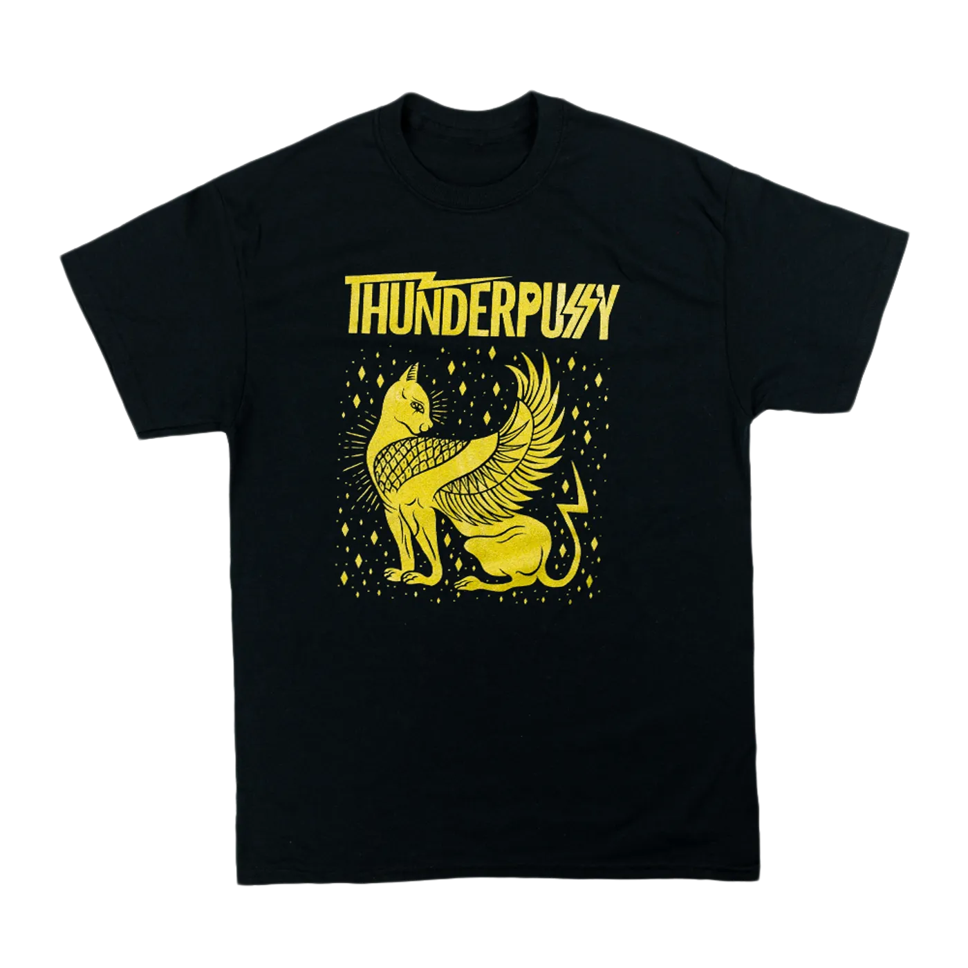 Thunderpussy Metallic Gold Sphinx Foil T-Shirt