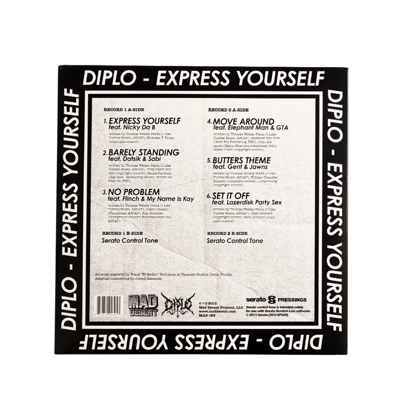 Diplo Express Yourself 2LP (Vinyl)