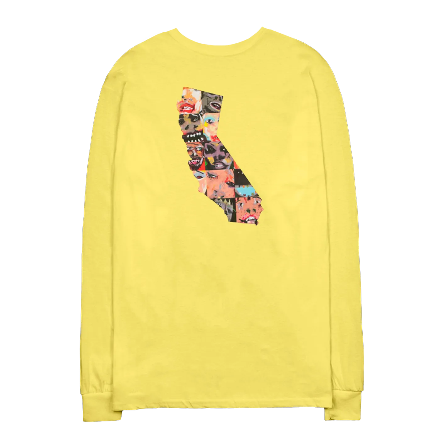 Diplo California Collage Yellow Long Sleeve Shirt