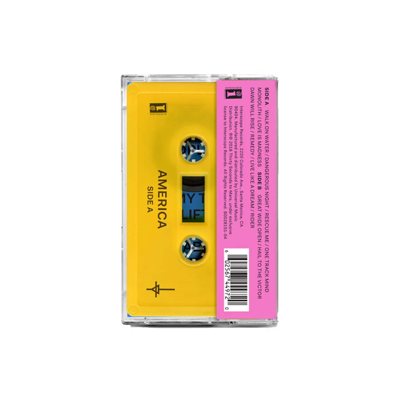 Thirty Seconds To Mars America Cassette + Digital Download