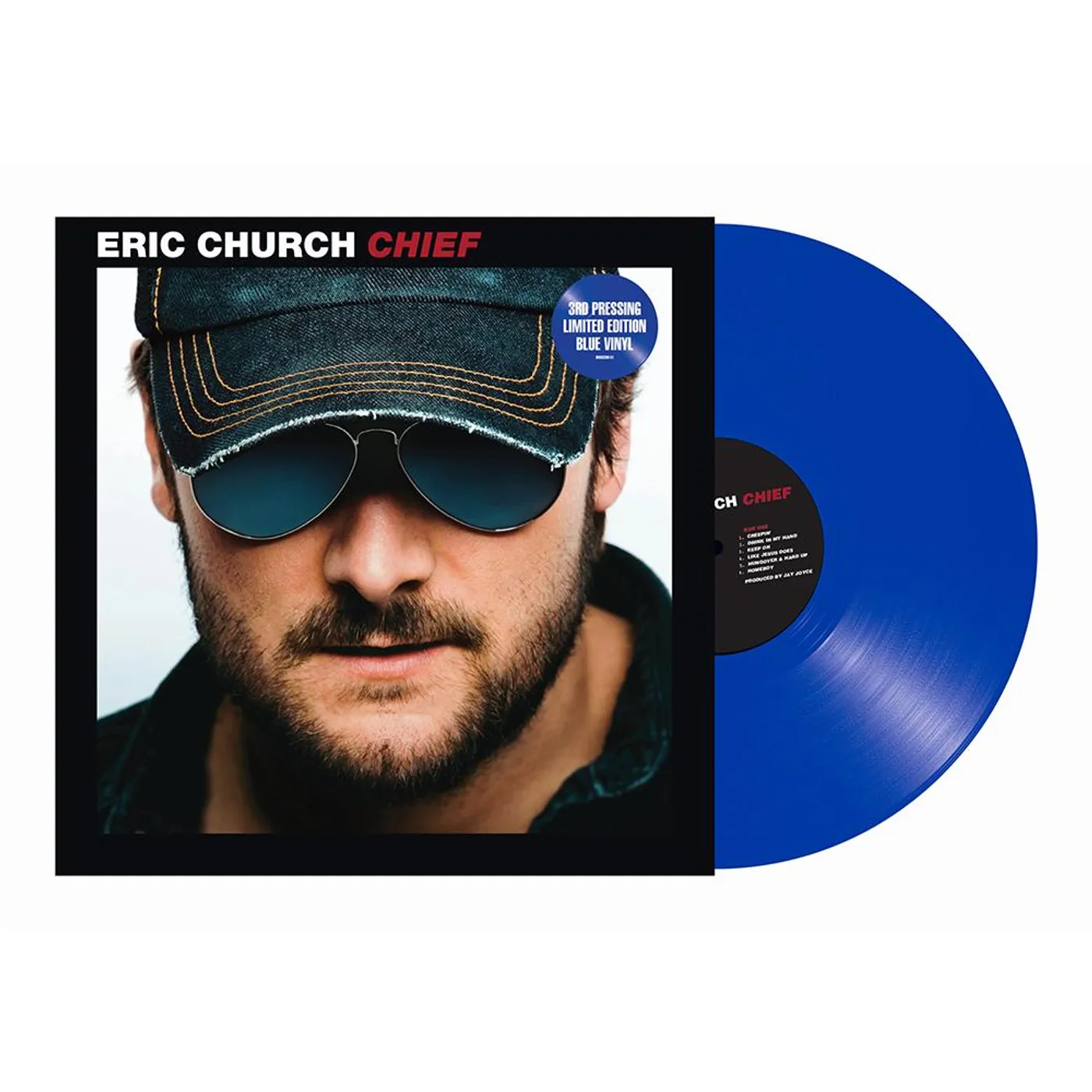 Eric Church Chief (Vinyl-Blue)