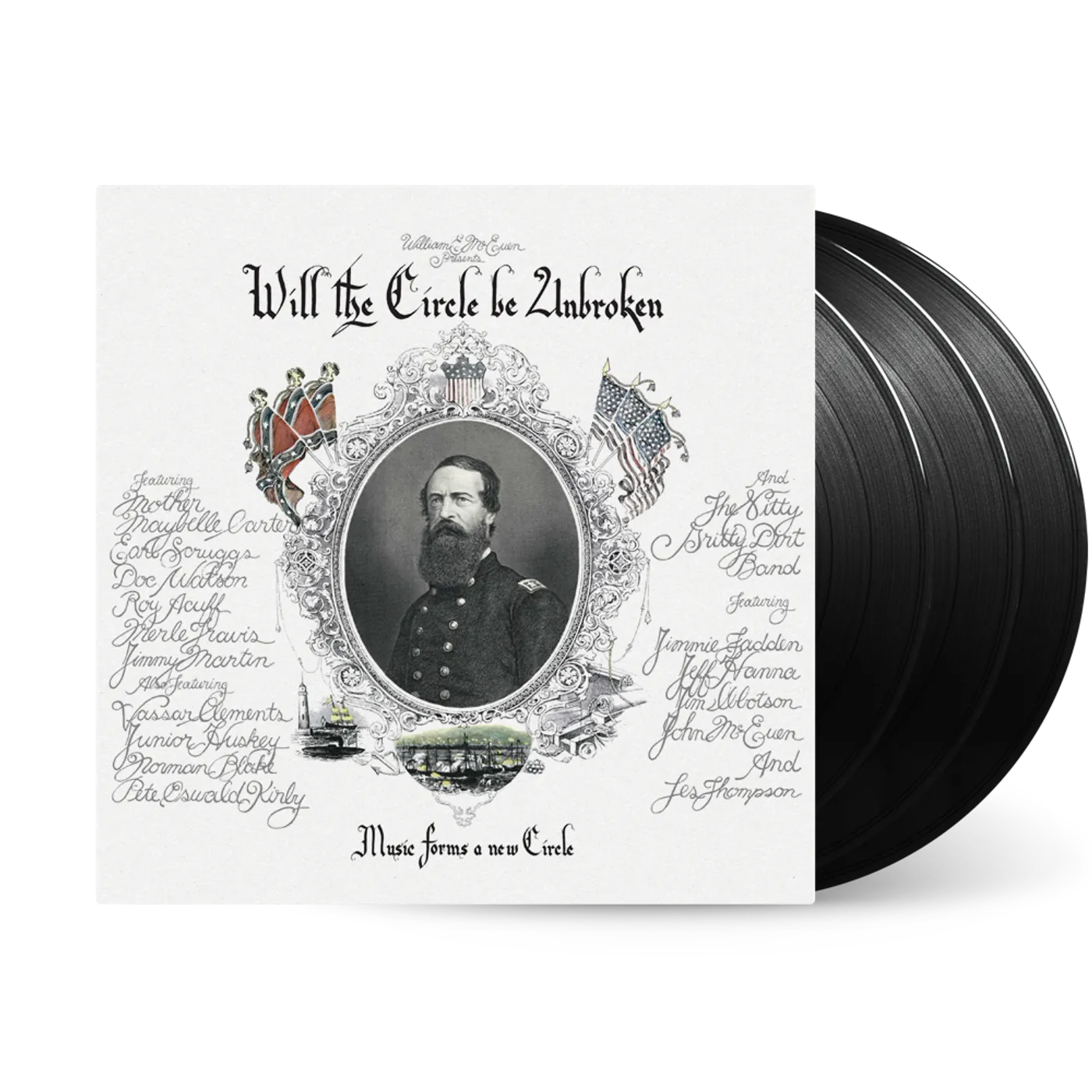 The Nitty Gritty Dirty Band Will The Circle Be Unbroken 3LP