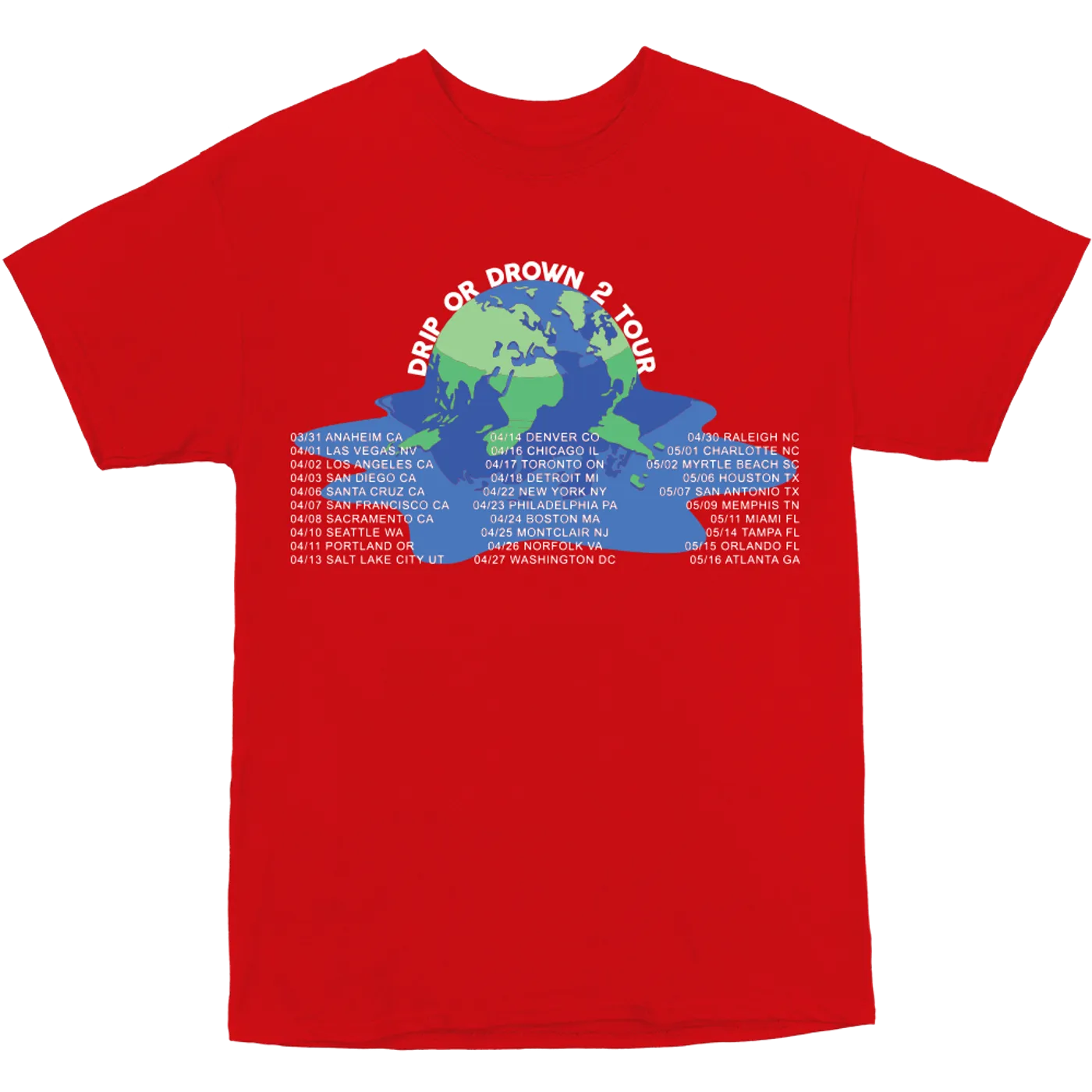 Gunna Dripping Tee (Red)