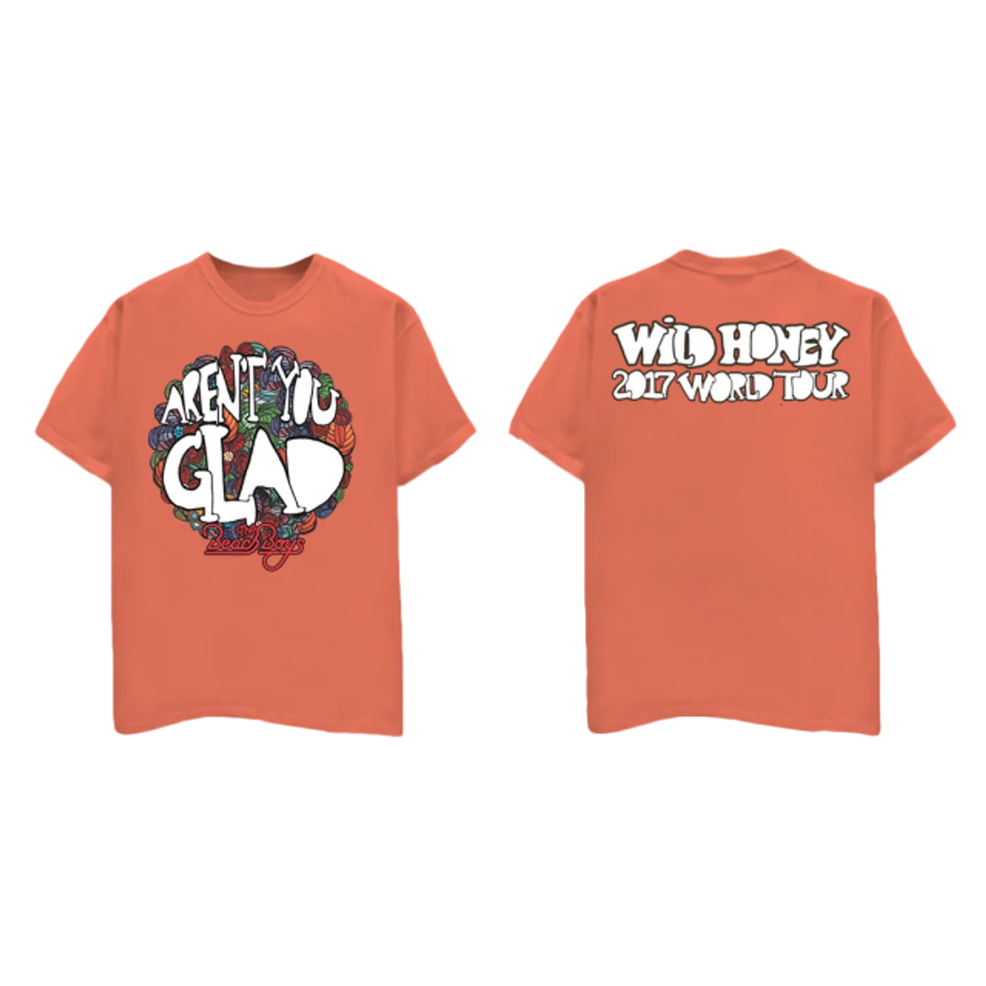 The Beach Boys Aren't You Glad Orange T-Shirt