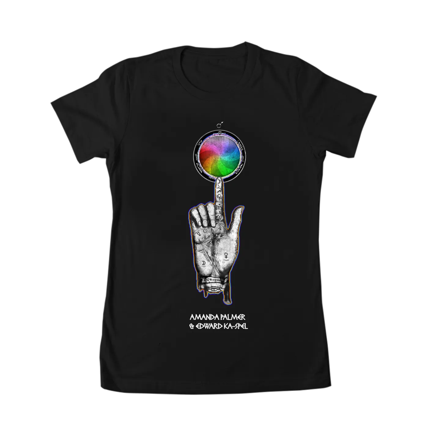 Amanda Palmer I Can Spin A Rainbow T-shirt - Women's
