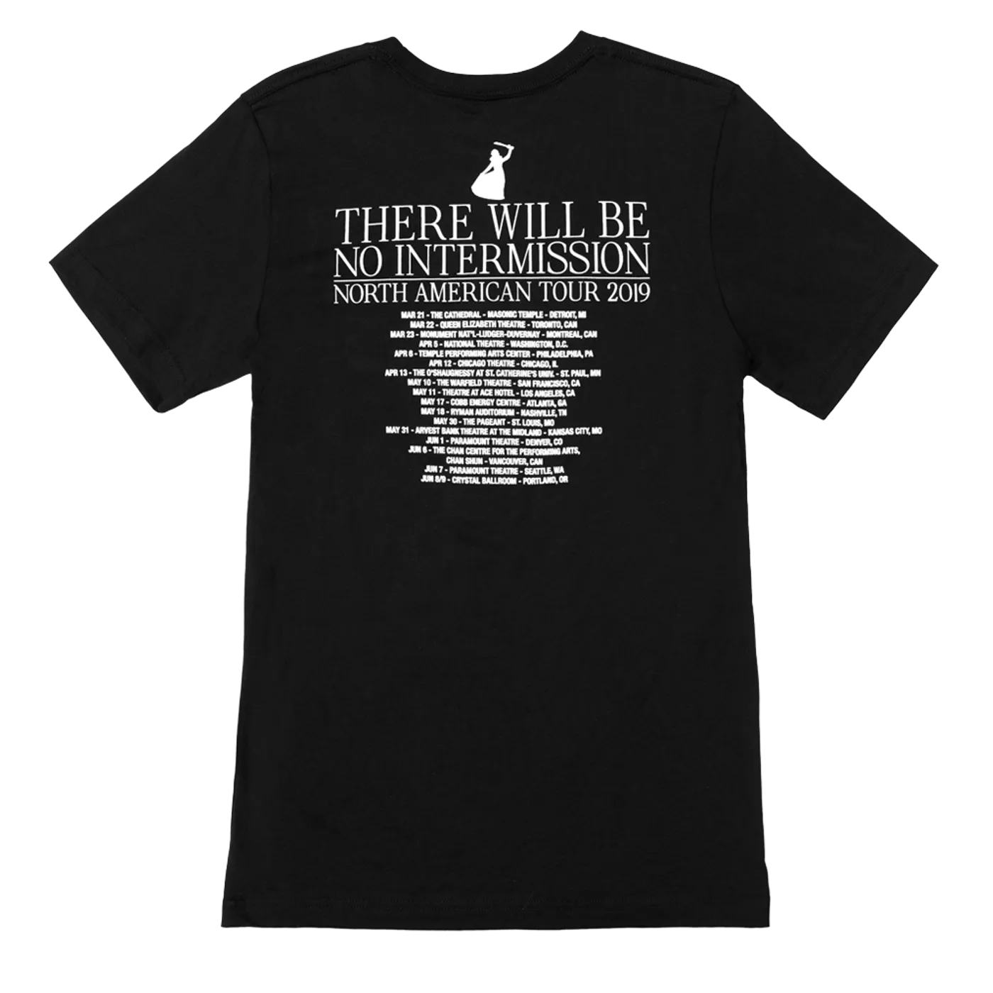 Amanda Palmer There Will Be No Intermission Tour Tee (Standard Fit)
