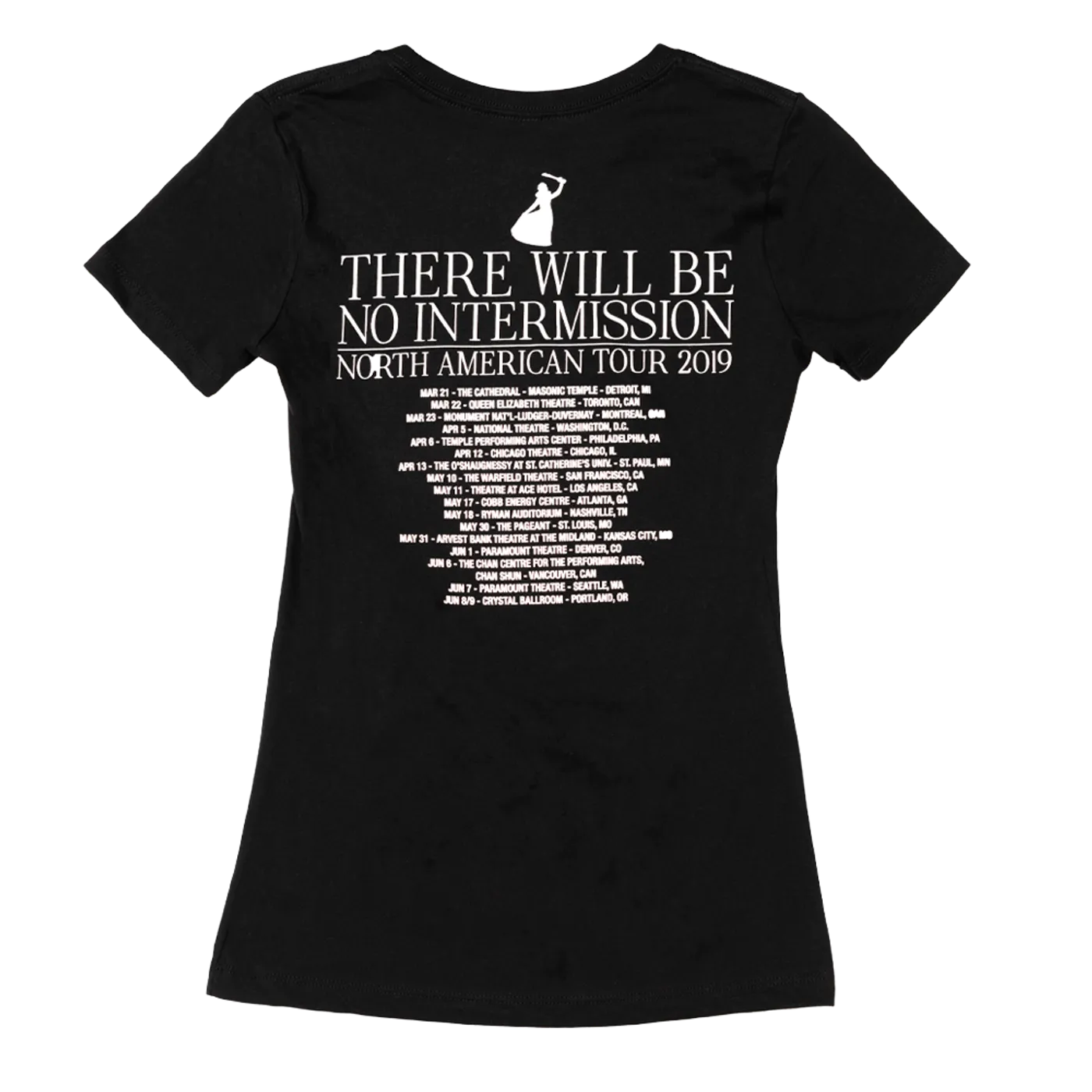 Amanda Palmer There Will Be No Intermission Tour Tee (Slim Fit)