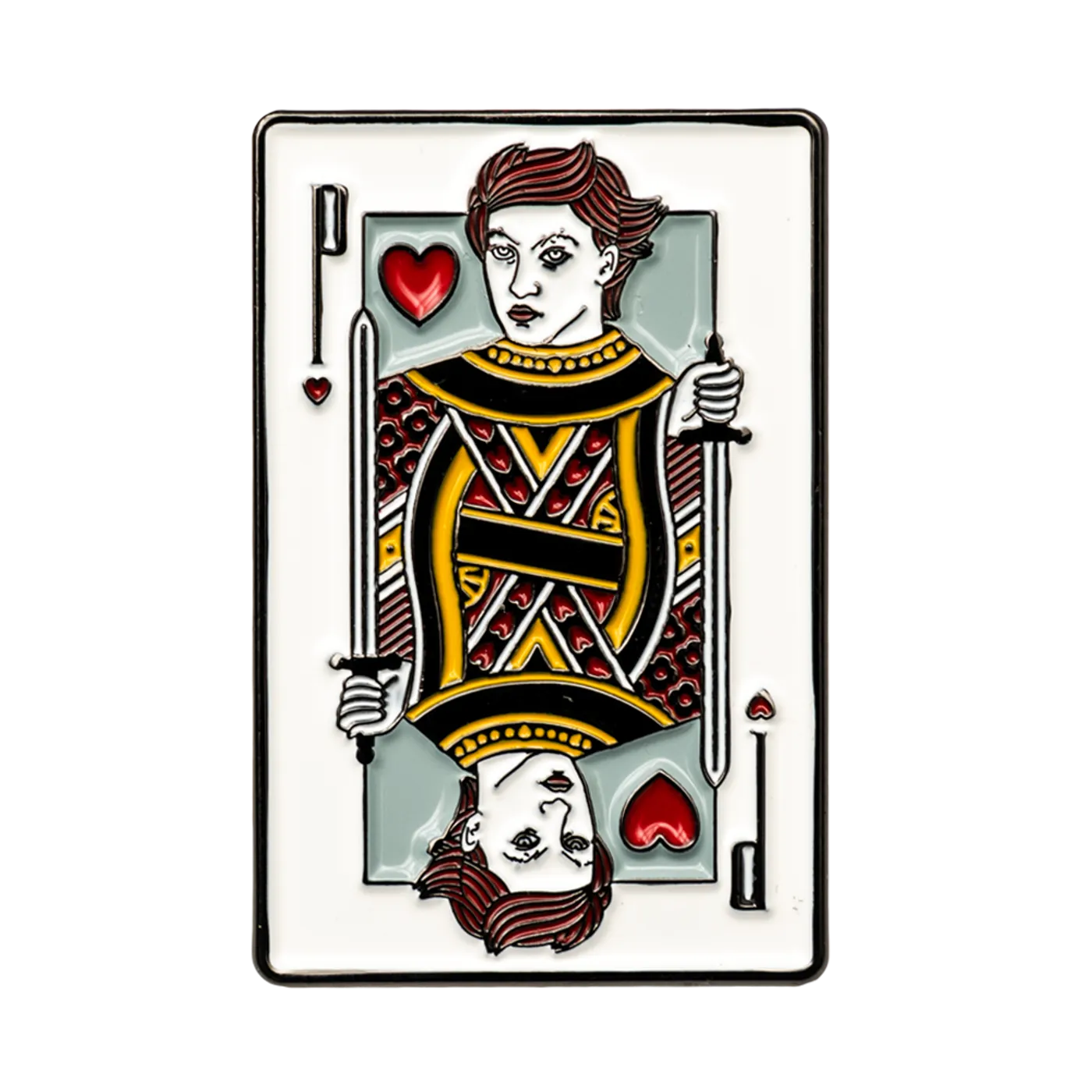 Amanda Palmer Queen of Hearts Enamel Pin (Patron-Only)