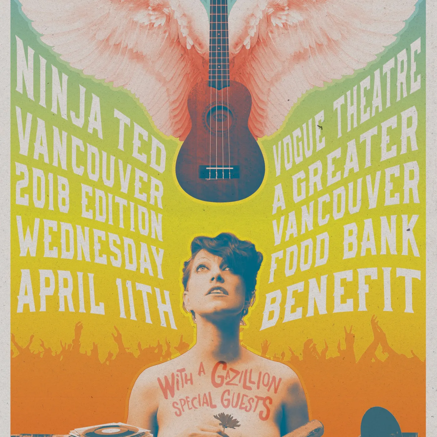 Amanda Palmer Ninja Ted Poster