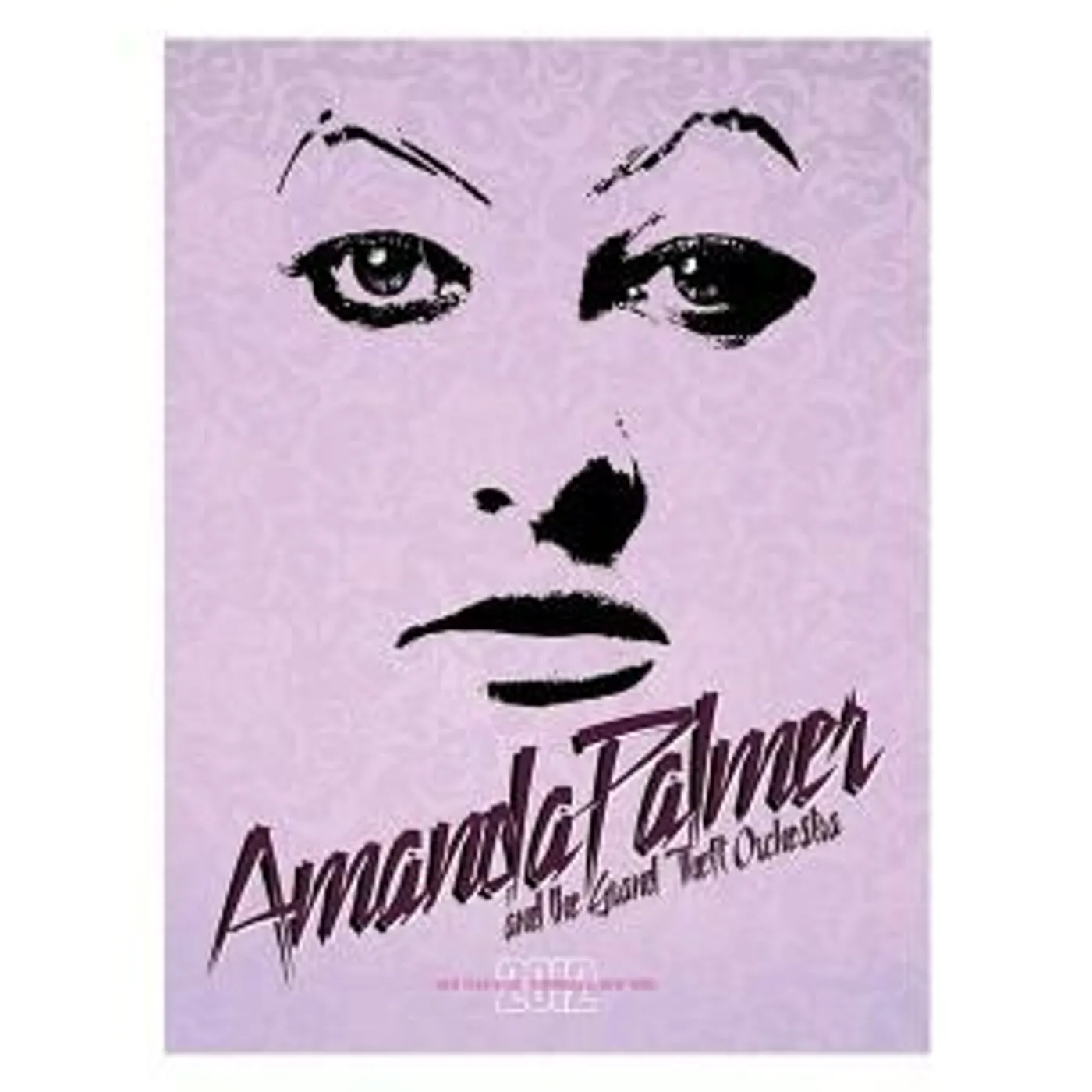 Amanda Palmer New Year's Eve 2012 Poster