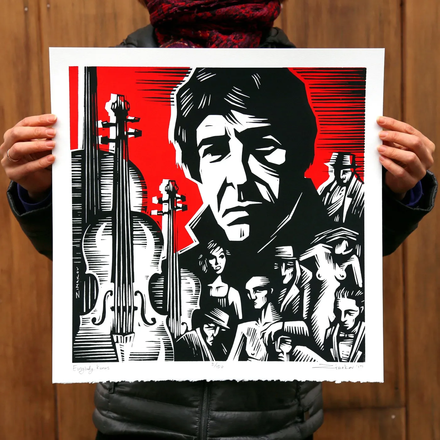 Amanda Palmer Limited Edition Cohen Print