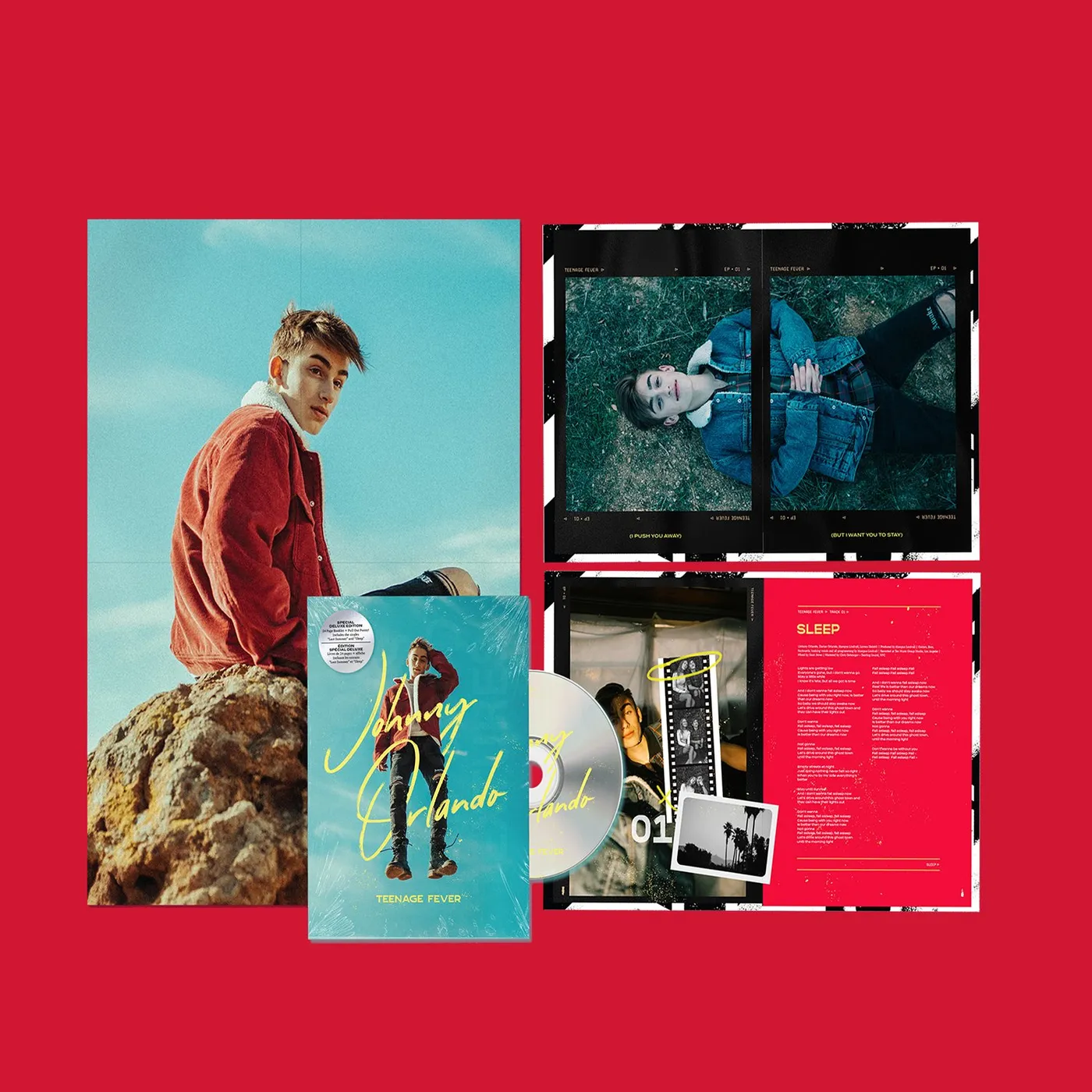 Johnny Orlando Teenage Fever Fanzine + CD + Digital Album