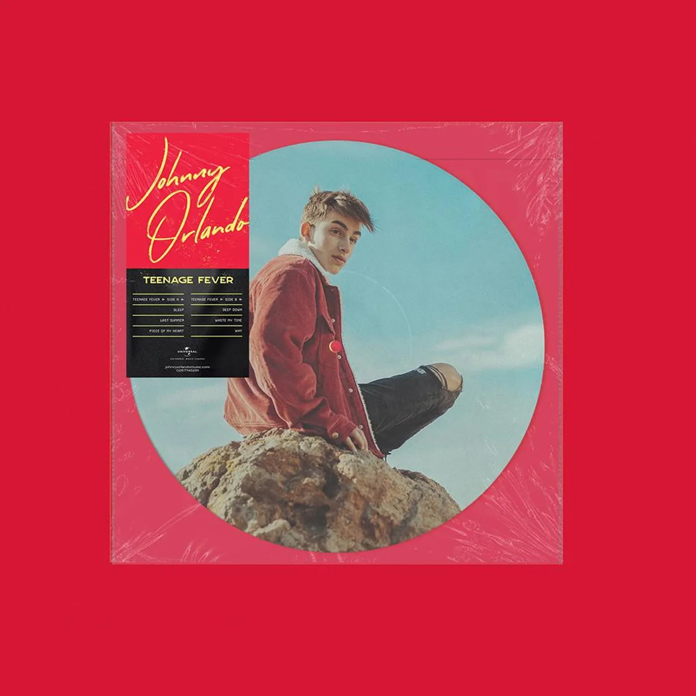 Johnny Orlando Teenage Fever Picture Disc LP (Vinyl)