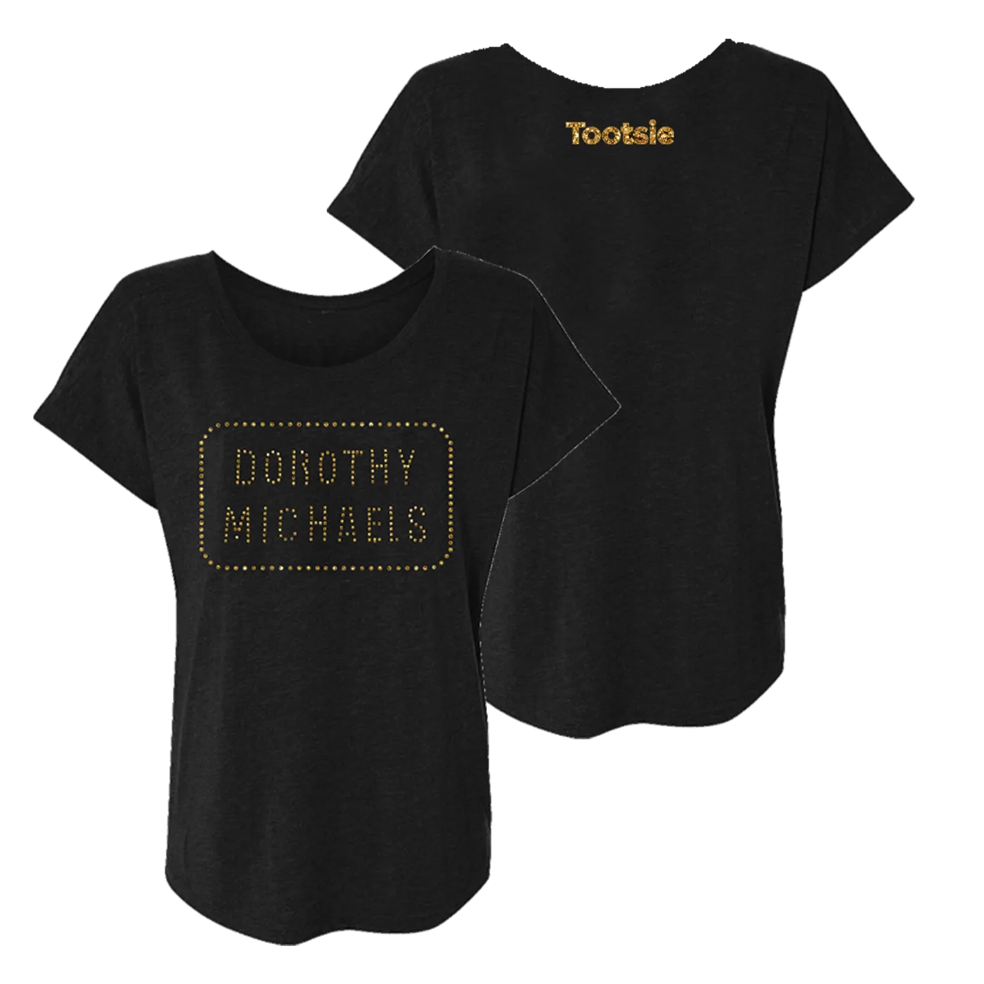 Tootsie The Musical Dorothy in Lights Dolman Junior Tee